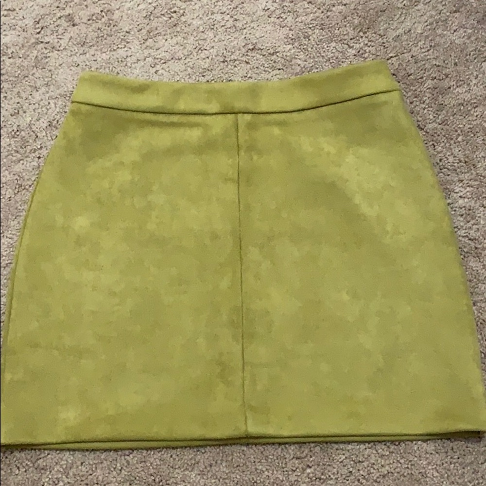 Mustard Seed Faux Suede Skirt
